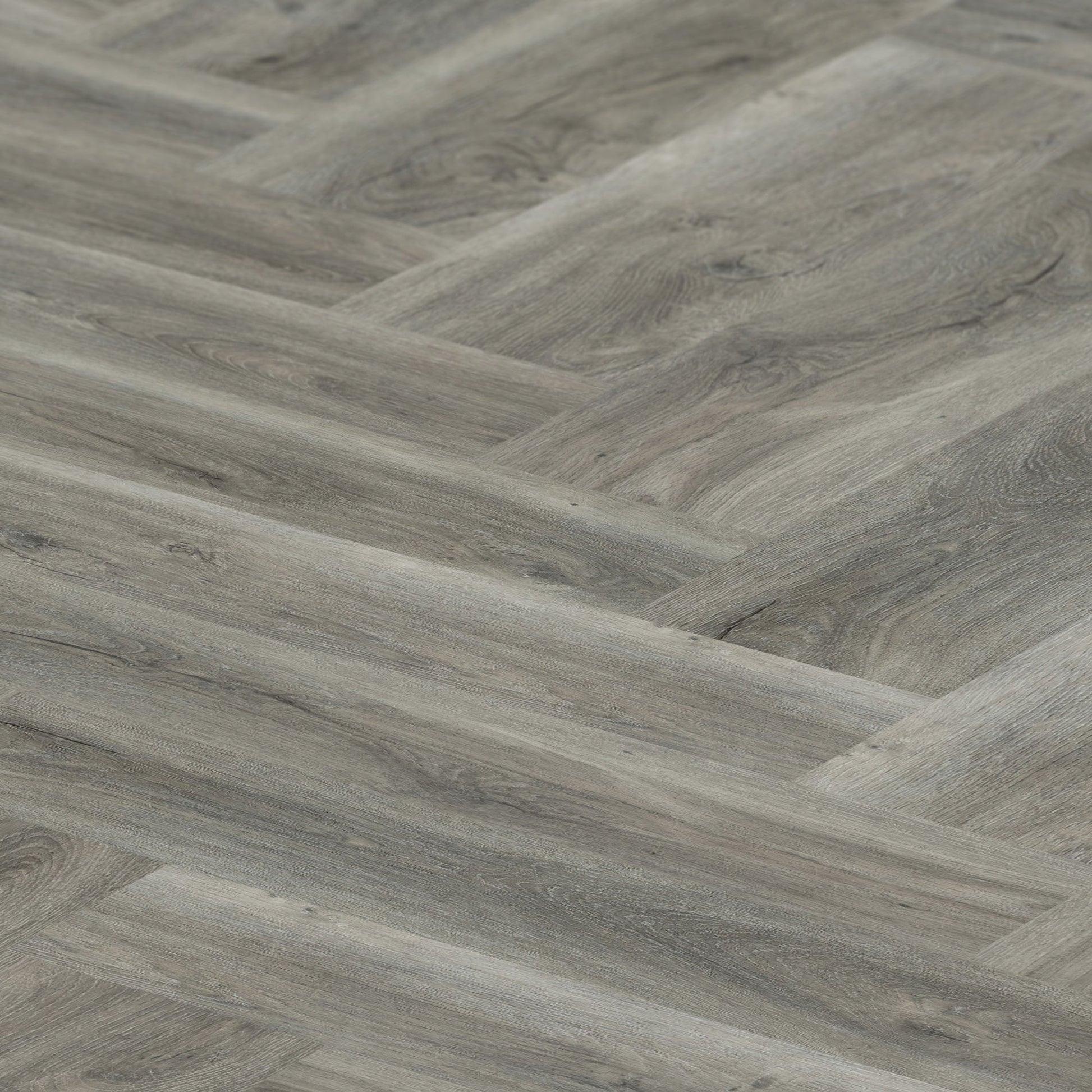 Liberty Floors | Lifestyle 5.5mm Herringbone Signature Grey Luxury Rigid Vinyl Sample - SKU-324720