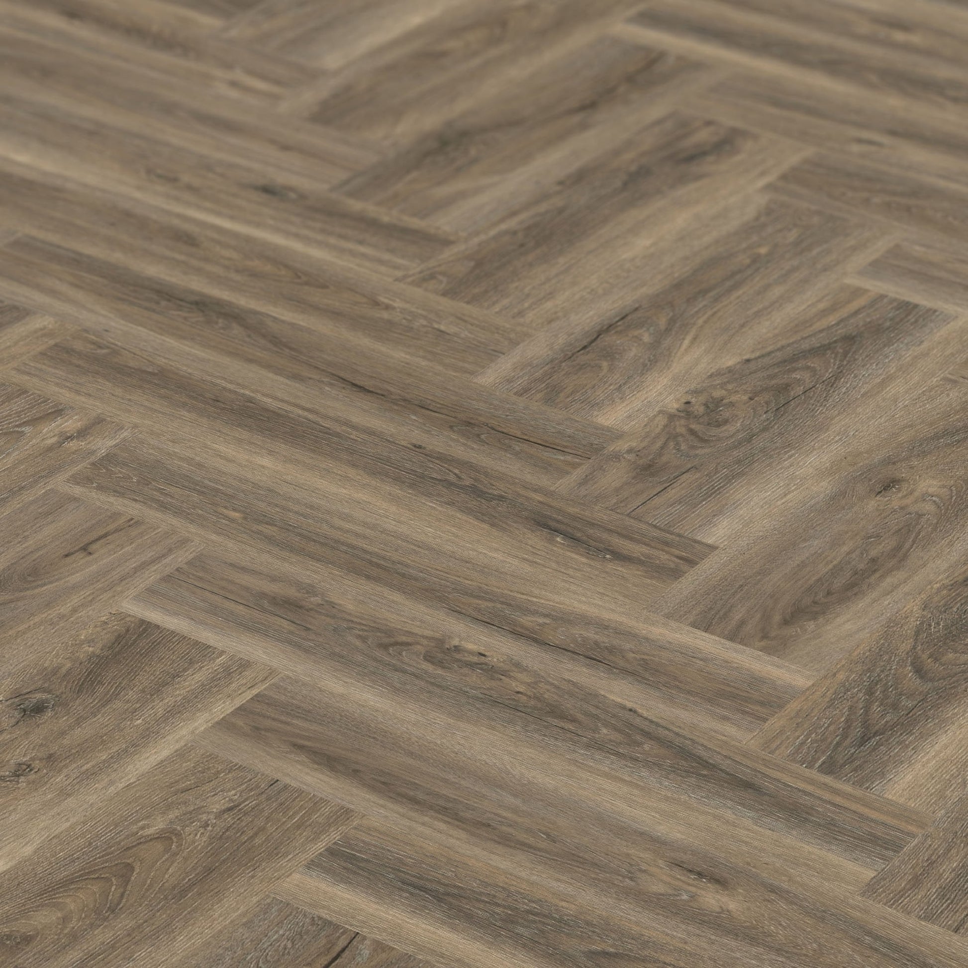 Signature Oak - Lifestyle SPC Herringbone 5.5mm Rigid Core Vinyl Flooring (119870)