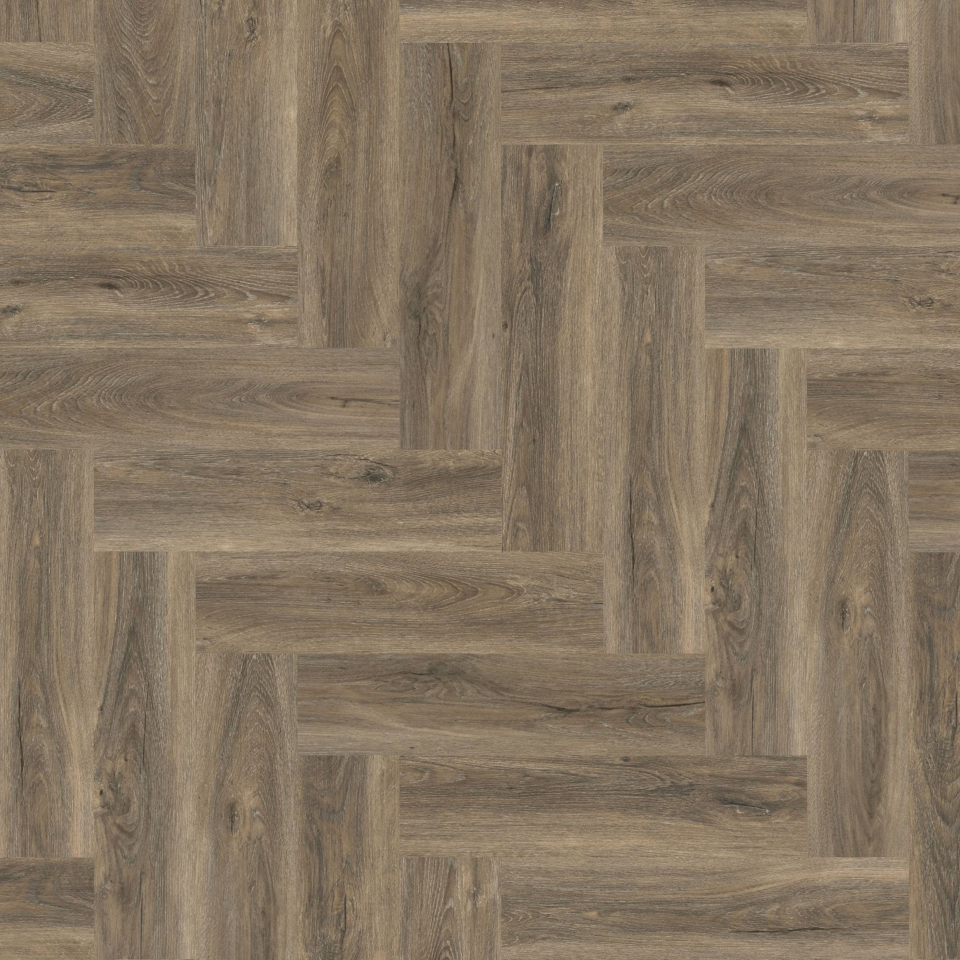 Signature Oak - Lifestyle SPC Herringbone 5.5mm Rigid Core Vinyl Flooring (119870)