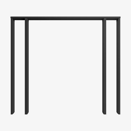 Jet Black Internal Fully Finished Room Divider Frame Kit (INTFRMKIT-3M-JETBLK)