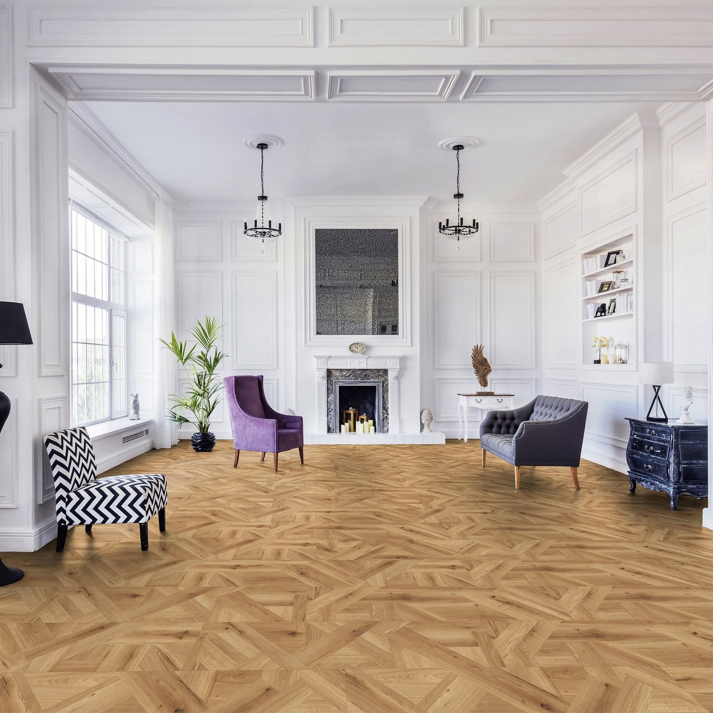 Reale - Aqua Pro Oak Milano Water-Resistant 8mm Laminate Flooring (121461)