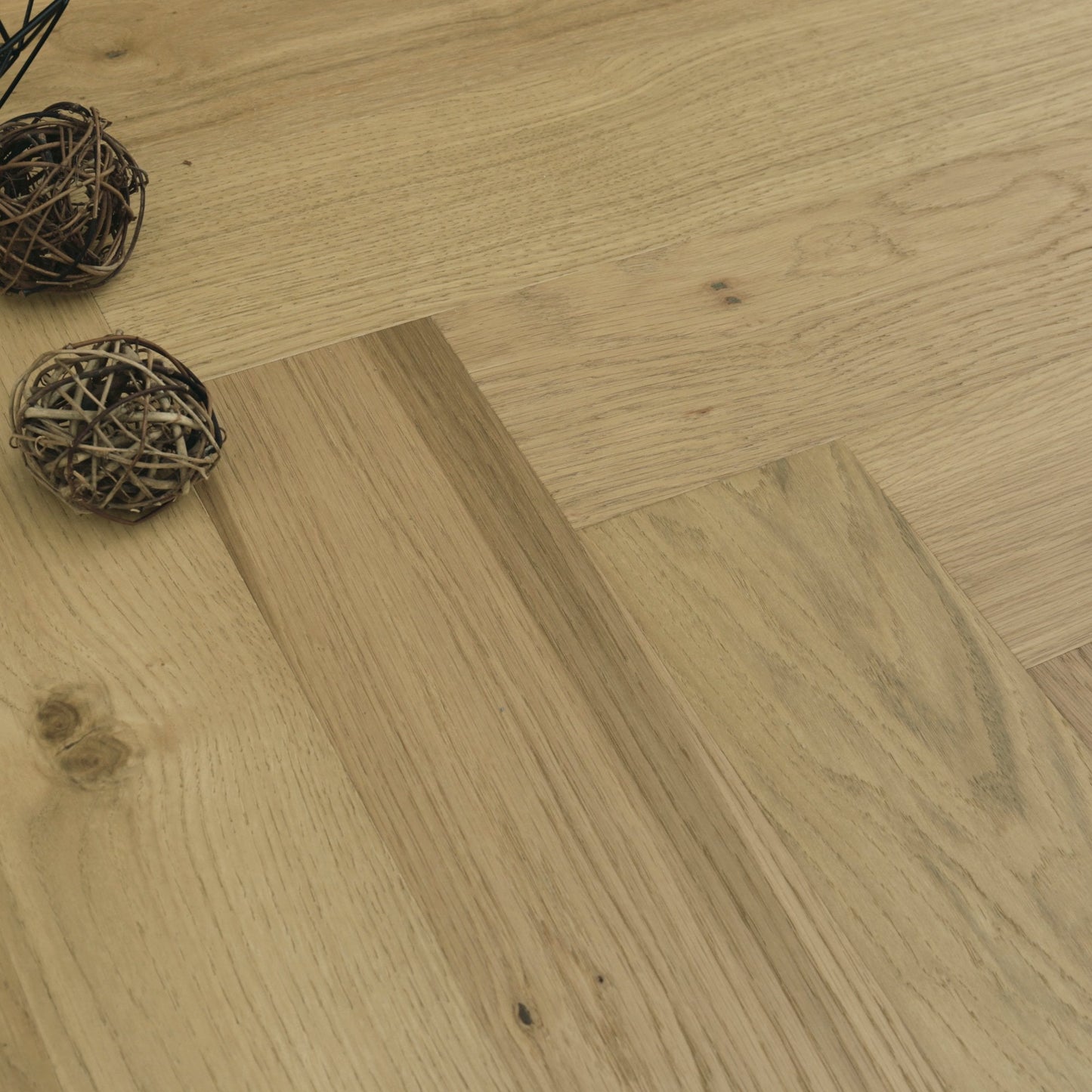 Dune Oak Herringbone - HydroShield Waterproof Real Wood Flooring (120853)