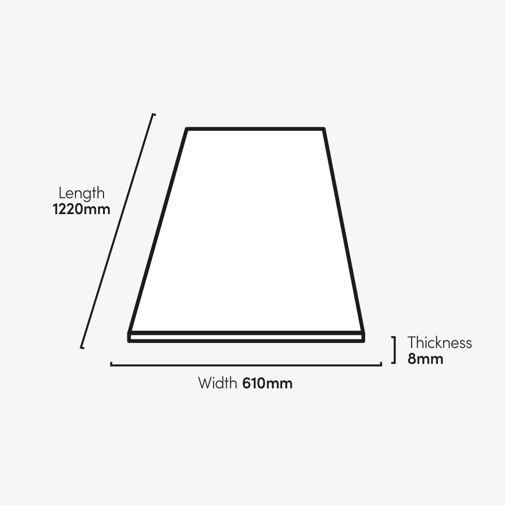 Bassalt Grey - Lustre Flawless 8mm High Gloss Laminate Flooring (108415)