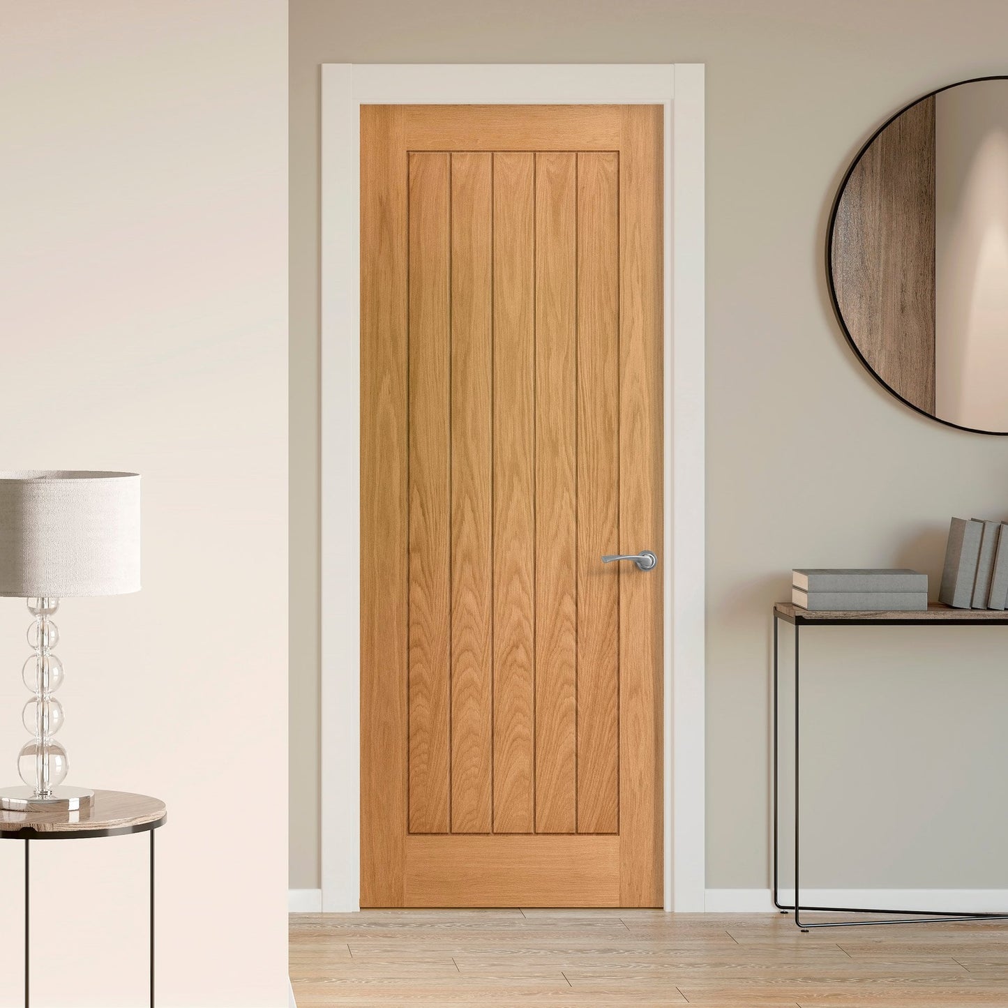 White Oak Internal Fully Finished Oregon FD30 Fire Door (121761)