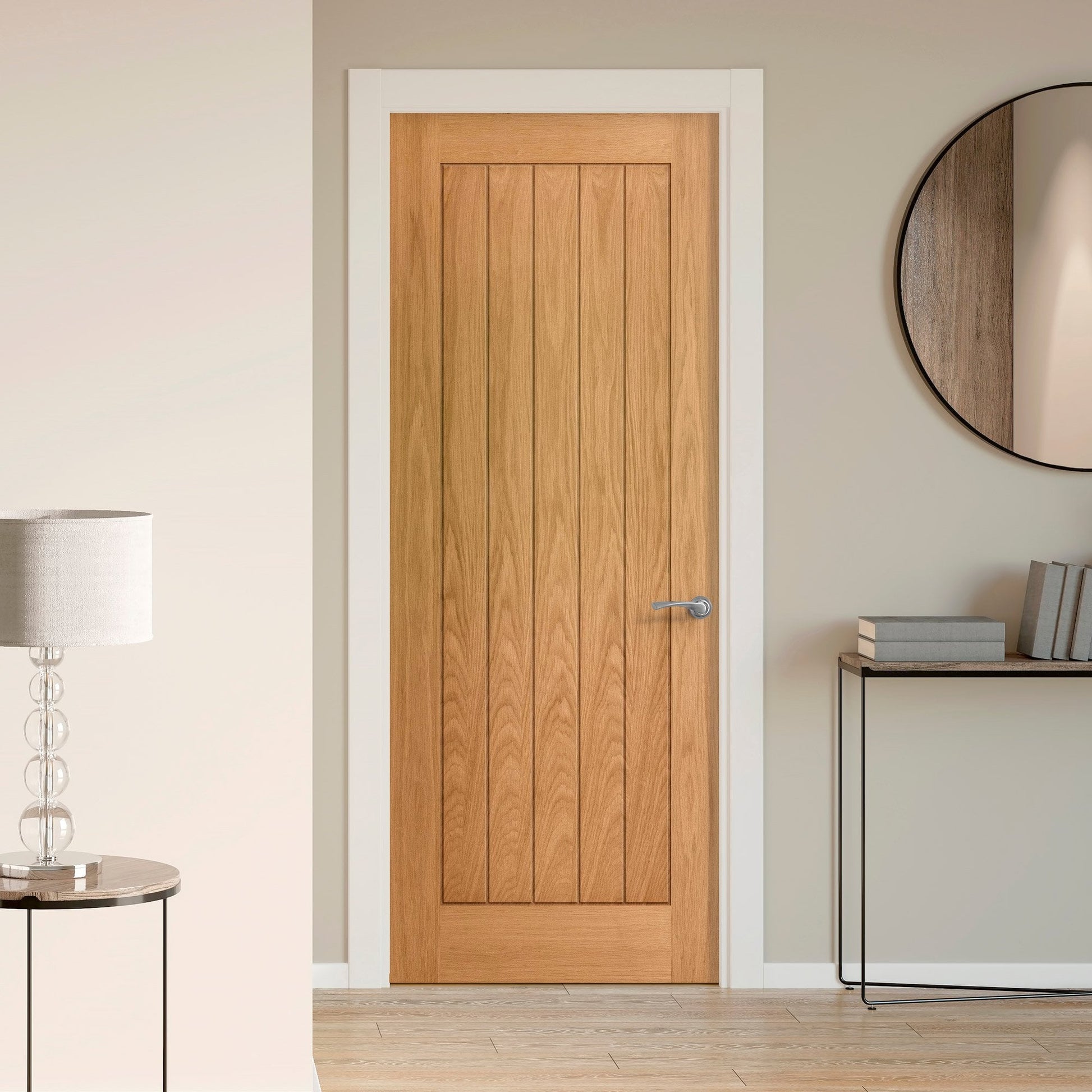 White Oak Internal Fully Finished Oregon FD30 Fire Door (121761)