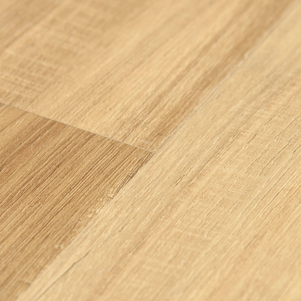 Natural Oak - Glamour 12mm High Gloss Laminate Flooring (122133)