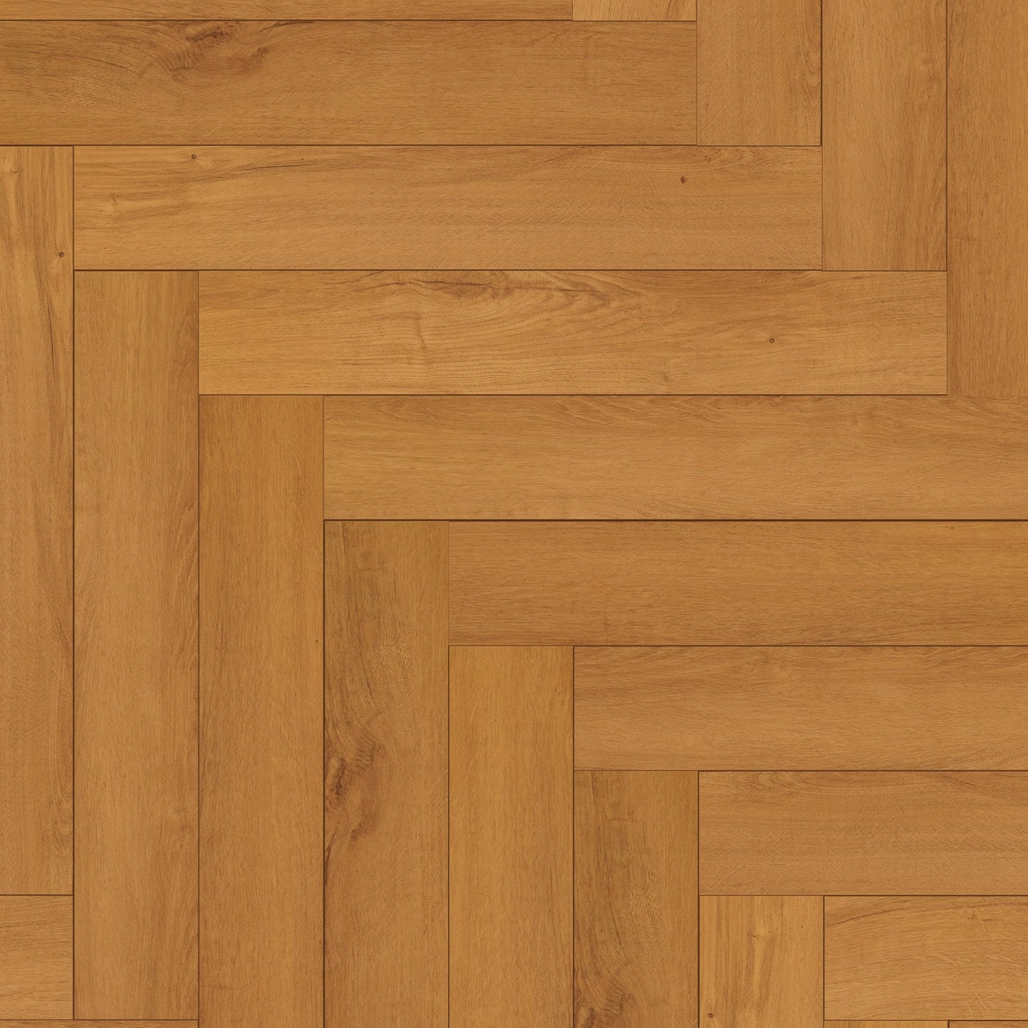 Warm Harvest Oak - Comfort Luxe 12mm Laminate Herringbone Flooring (122147)
