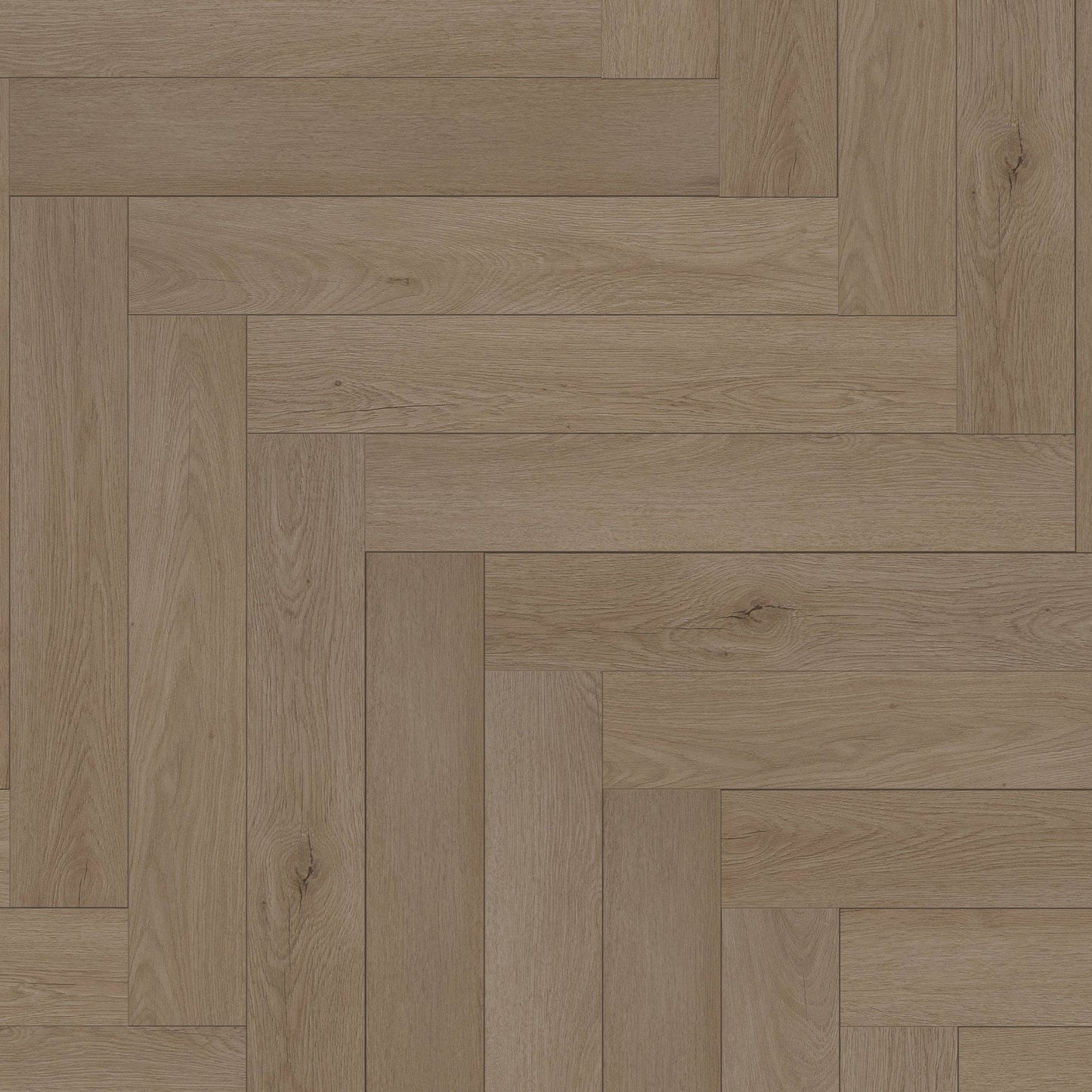 Silver Serenity Oak - Comfort Luxe 12mm Laminate Herringbone Flooring (122146)