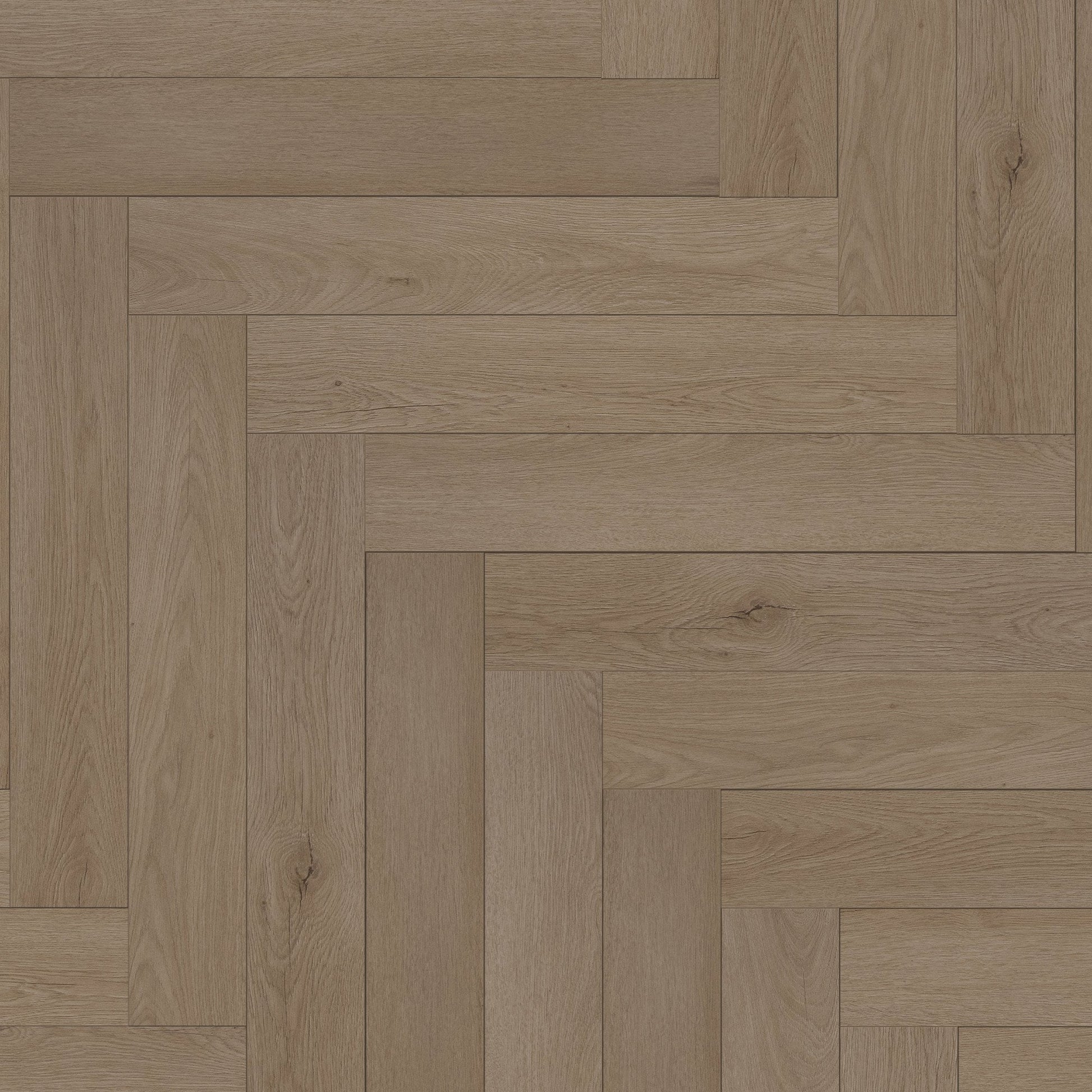 Silver Serenity Oak - Comfort Luxe 12mm Laminate Herringbone Flooring (122146)