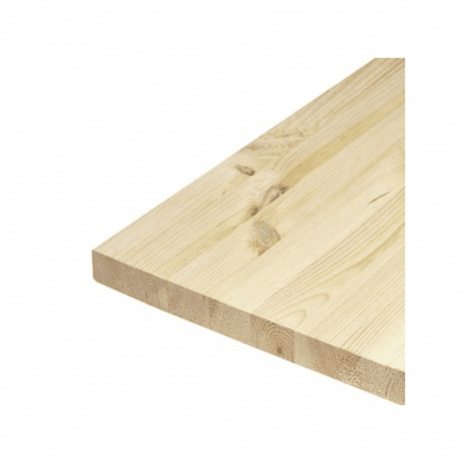 Solid Redwood Pine 27mm Furniture Board, Redwood Pine