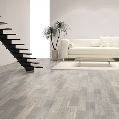 Ivory White Oak - Premier 14mm Matt UV lacquer Engineered Real Wood Flooring (68607)