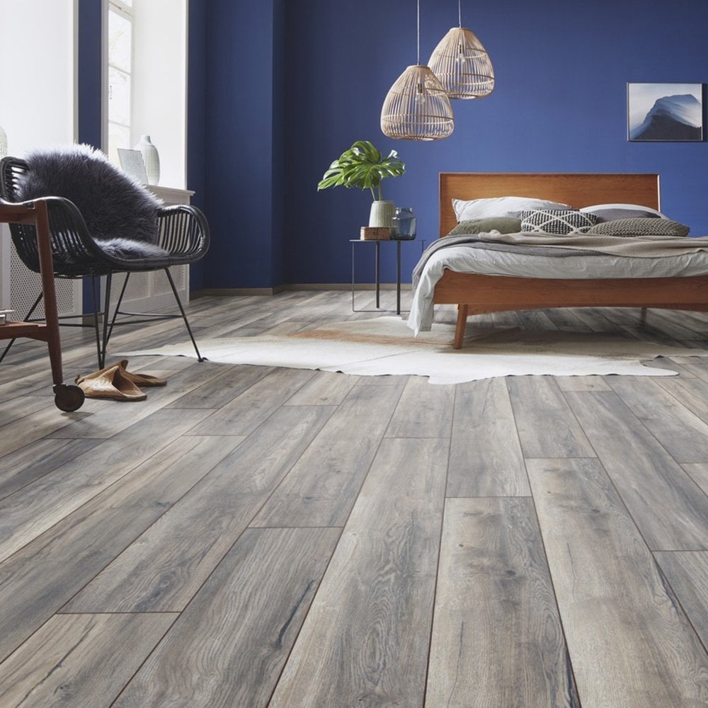 Harbour Grey Oak Robusto Villa 12mm Waterproof Laminate Flooring