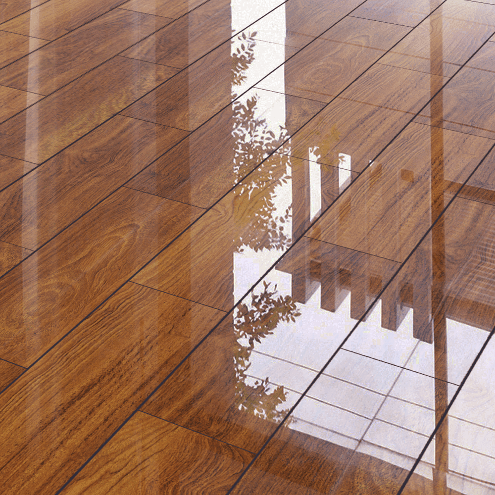 Karoo Merbau - Lustre 8mm High Gloss Laminate Flooring (84868)