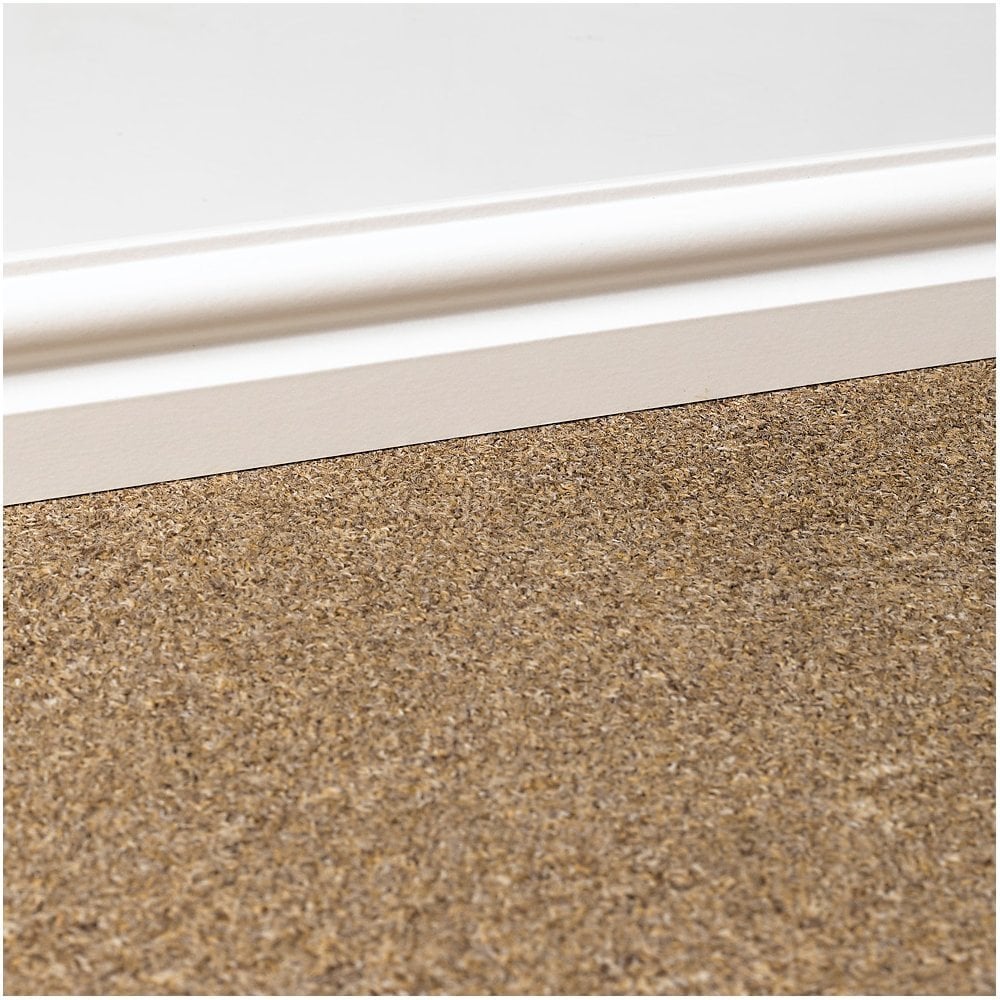 White - 2.4m Torus Laminate Skirting Board (84888)