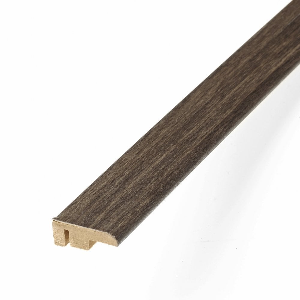 Walnut 1m Laminate End Profile Door Bar