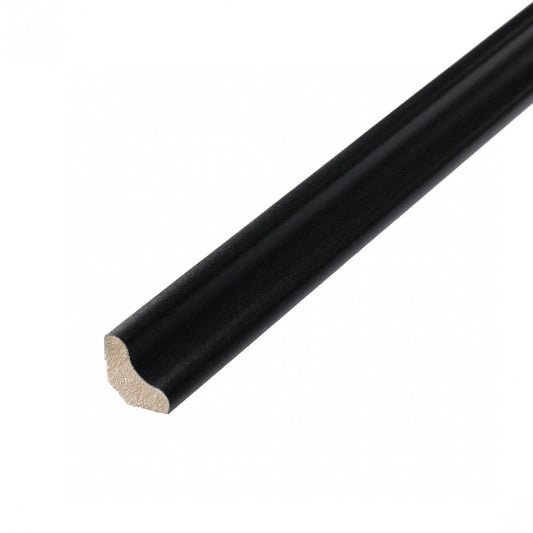 Black - 2.4m Laminate Scotia Beading (84893)