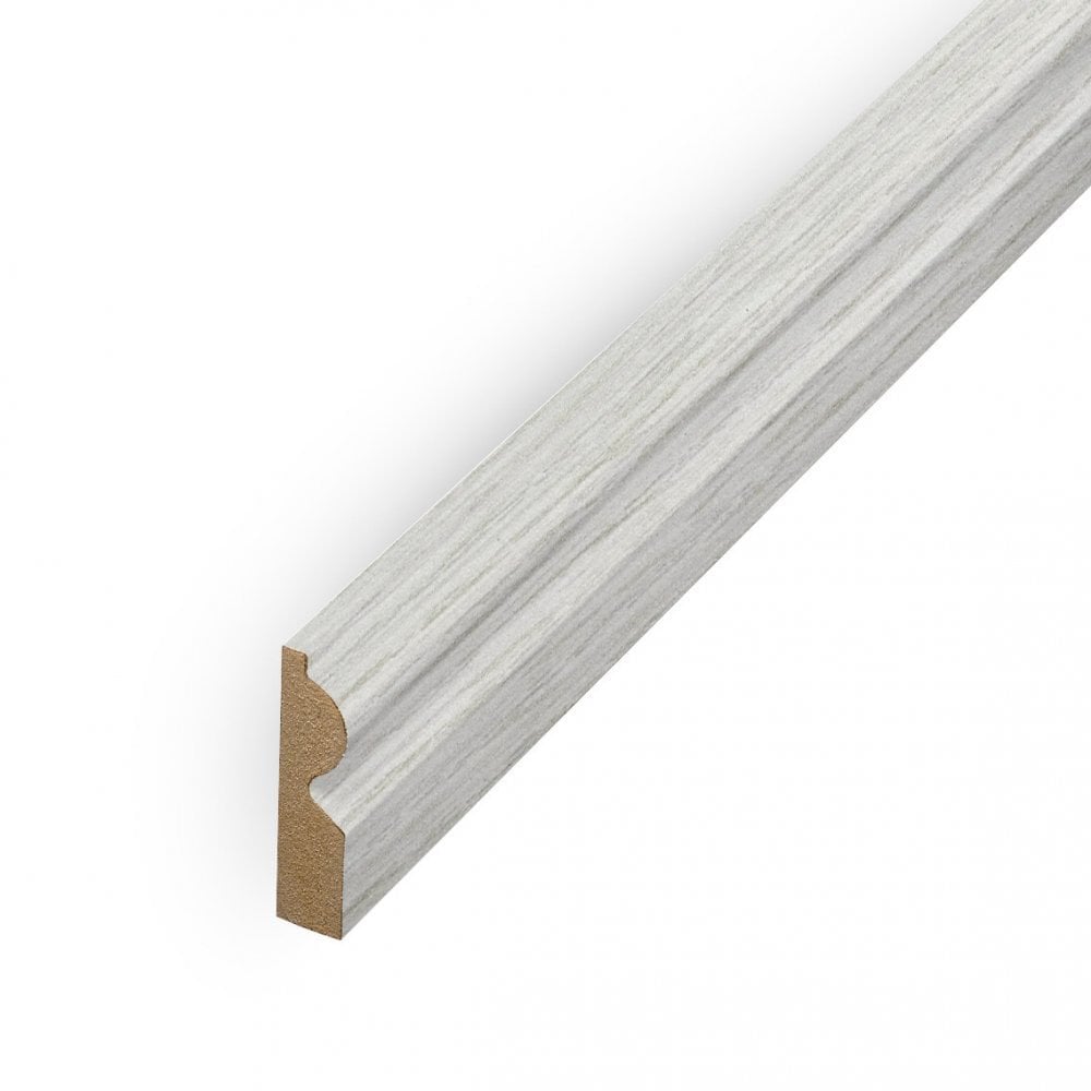 Off-White - 2.4m Torus Laminate Skirting Board (84918)
