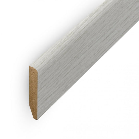Off-White - 2.4m Round Pencil Laminate Skirting Board (84919)
