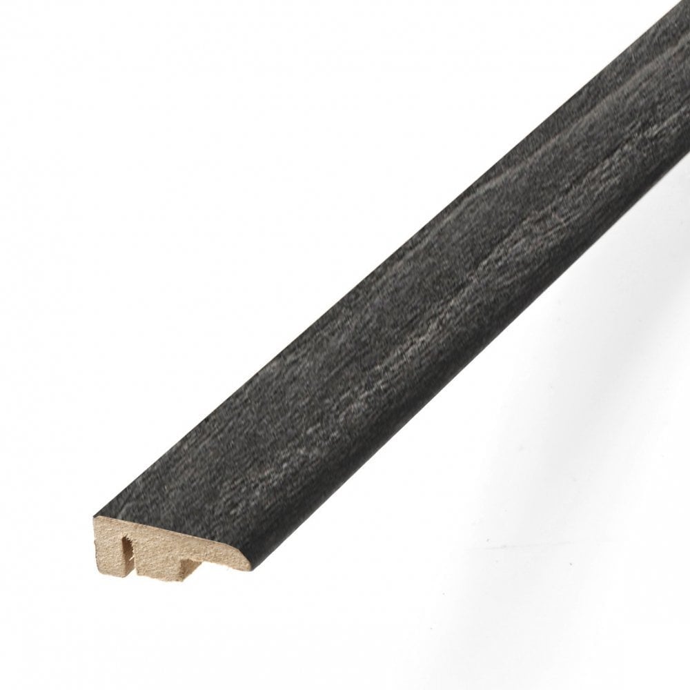 Dark Grey 1m Laminate End Door Profile