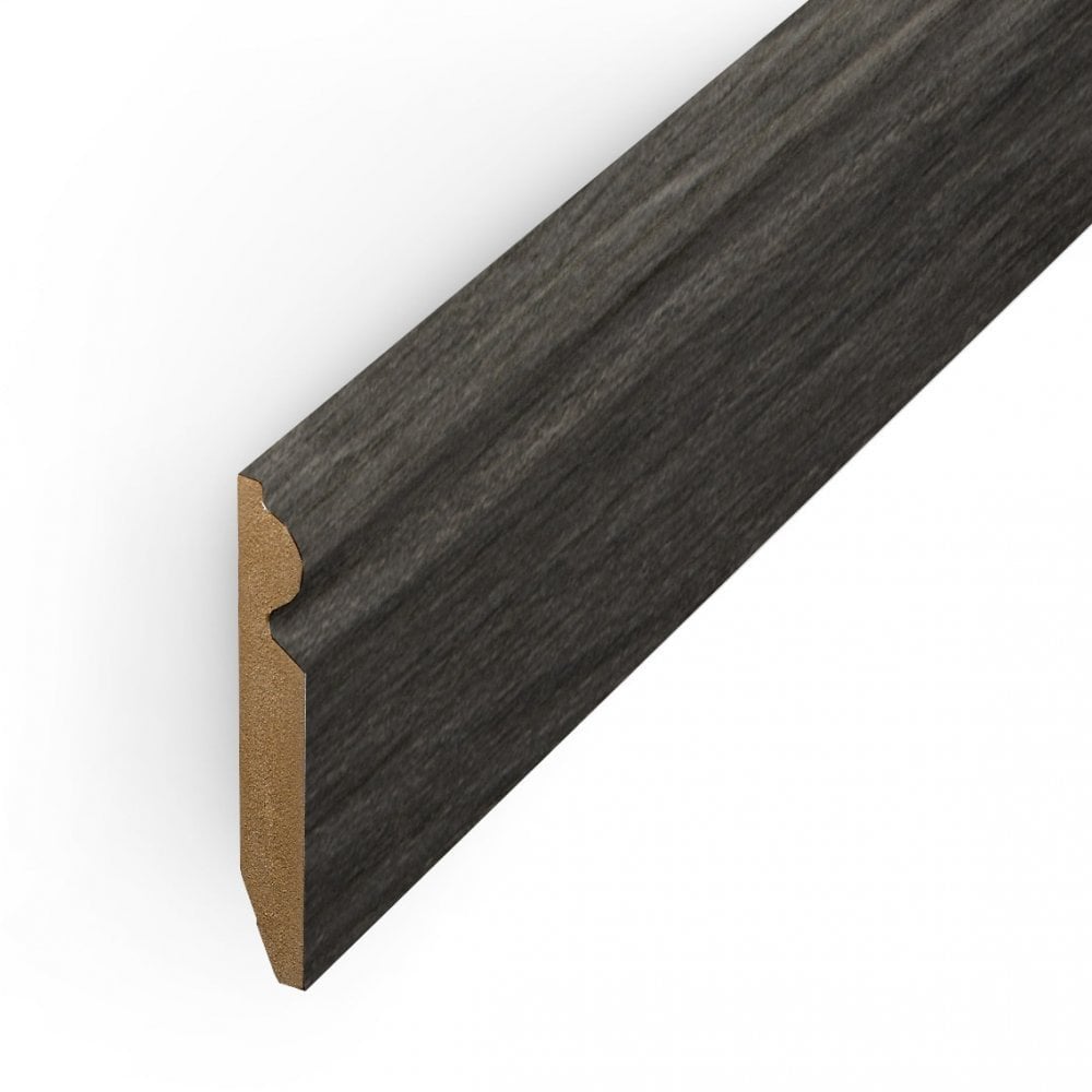 Dark Grey 2.4m Torus Laminate Skirting Board