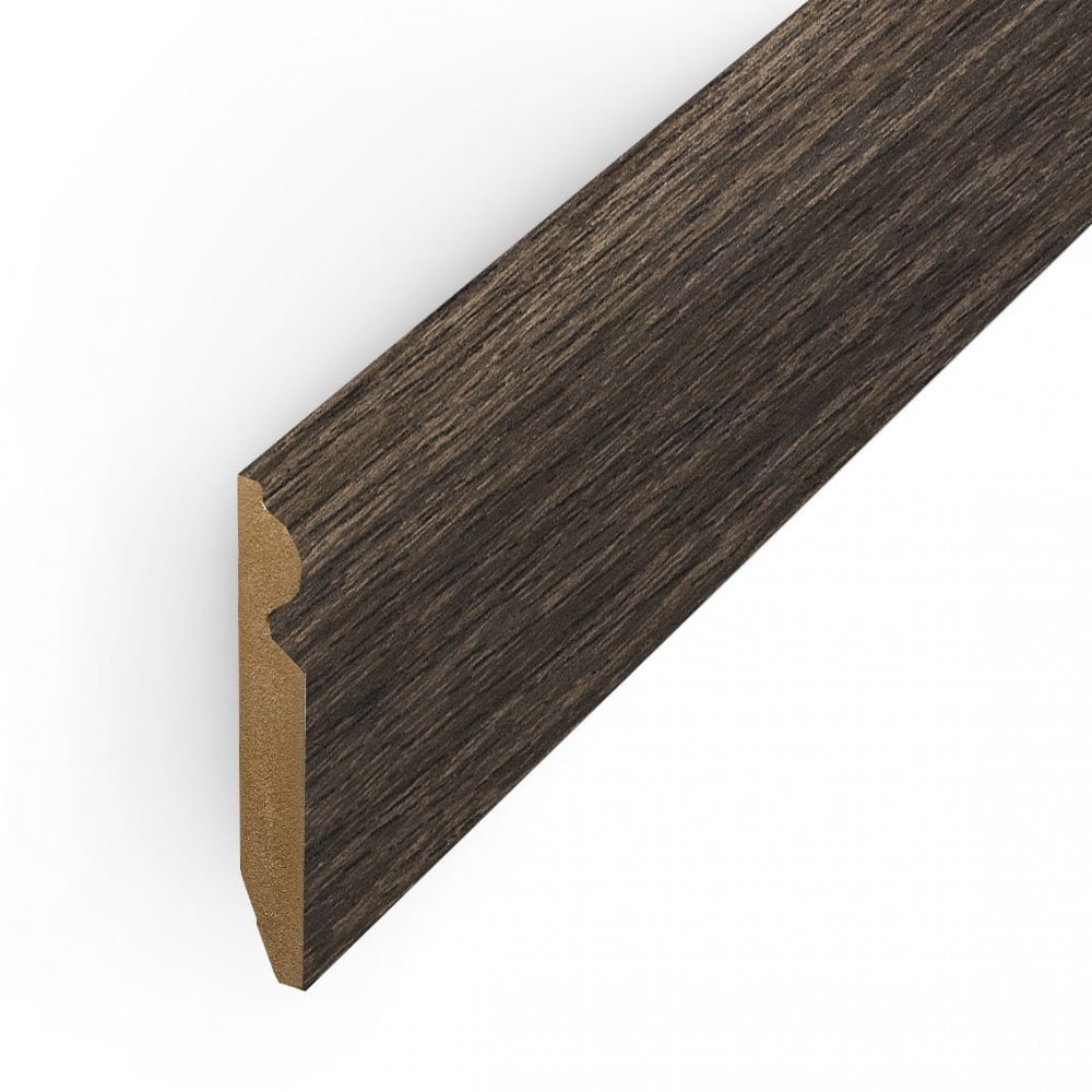 Walnut 2.4m Torus Laminate Skirting Board