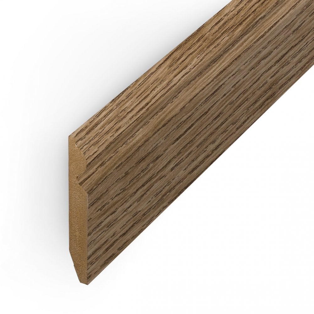 Medium Oak 2.4m Torus Laminate Skirting Board
