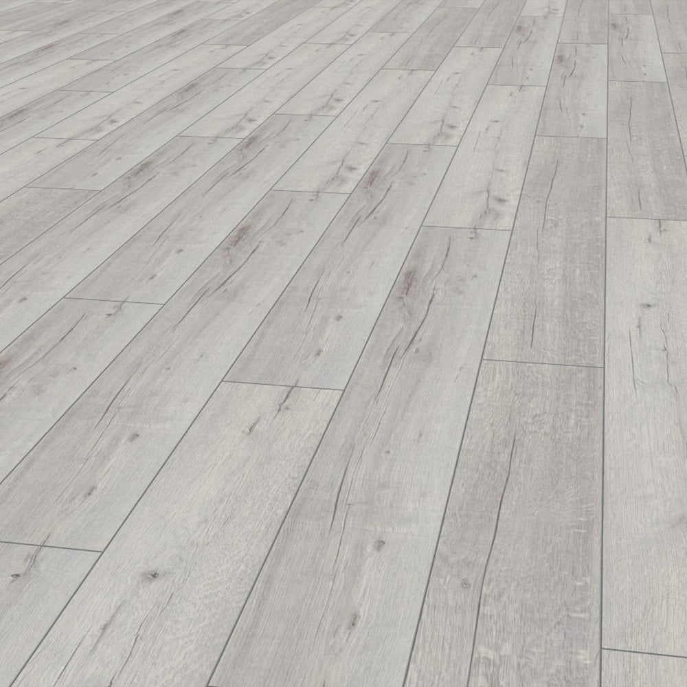 Rip Oak White - Robusto Villa 12mm Laminate Flooring (85189)