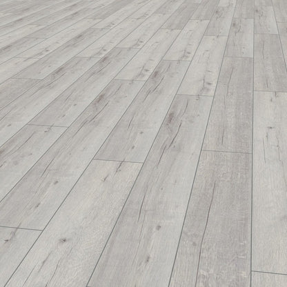 Rip Oak White - Robusto Villa 12mm Laminate Flooring (85189)