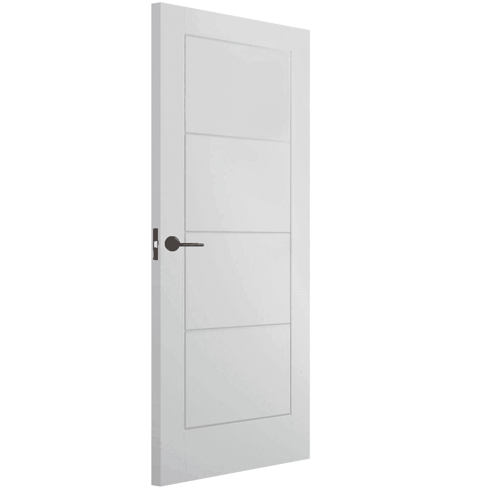 White Internal Moulded Lifestyle Smooth Ladder Door (89278)