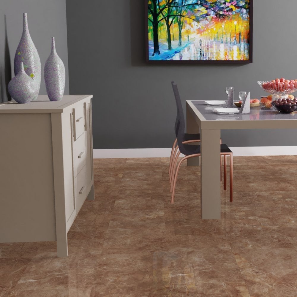 Agios Maro - Lustre Stone 8mm High Gloss Laminate Flooring (91932)
