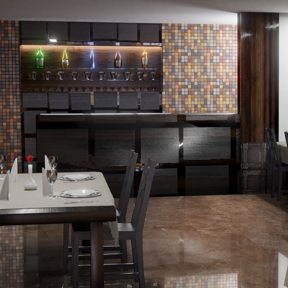 Agios Maro - Lustre Stone 8mm High Gloss Laminate Flooring (91932)