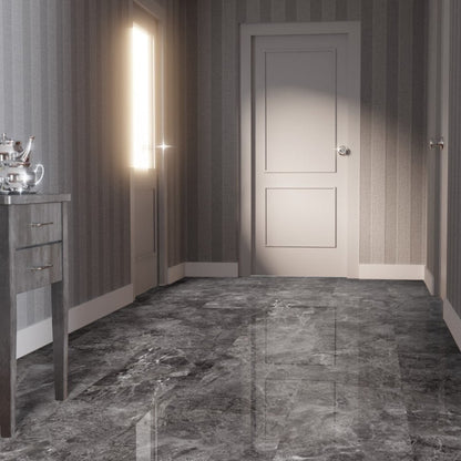 Agios Scuro - Lustre Stone 8mm High Gloss Laminate Flooring (91933)