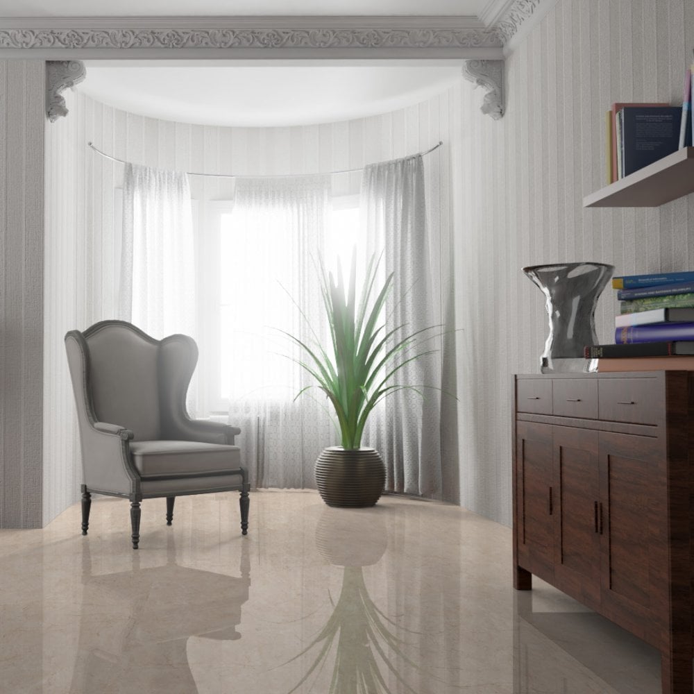 Elounda Luonto - Lustre Stone 8mm High Gloss Laminate Flooring (91937)