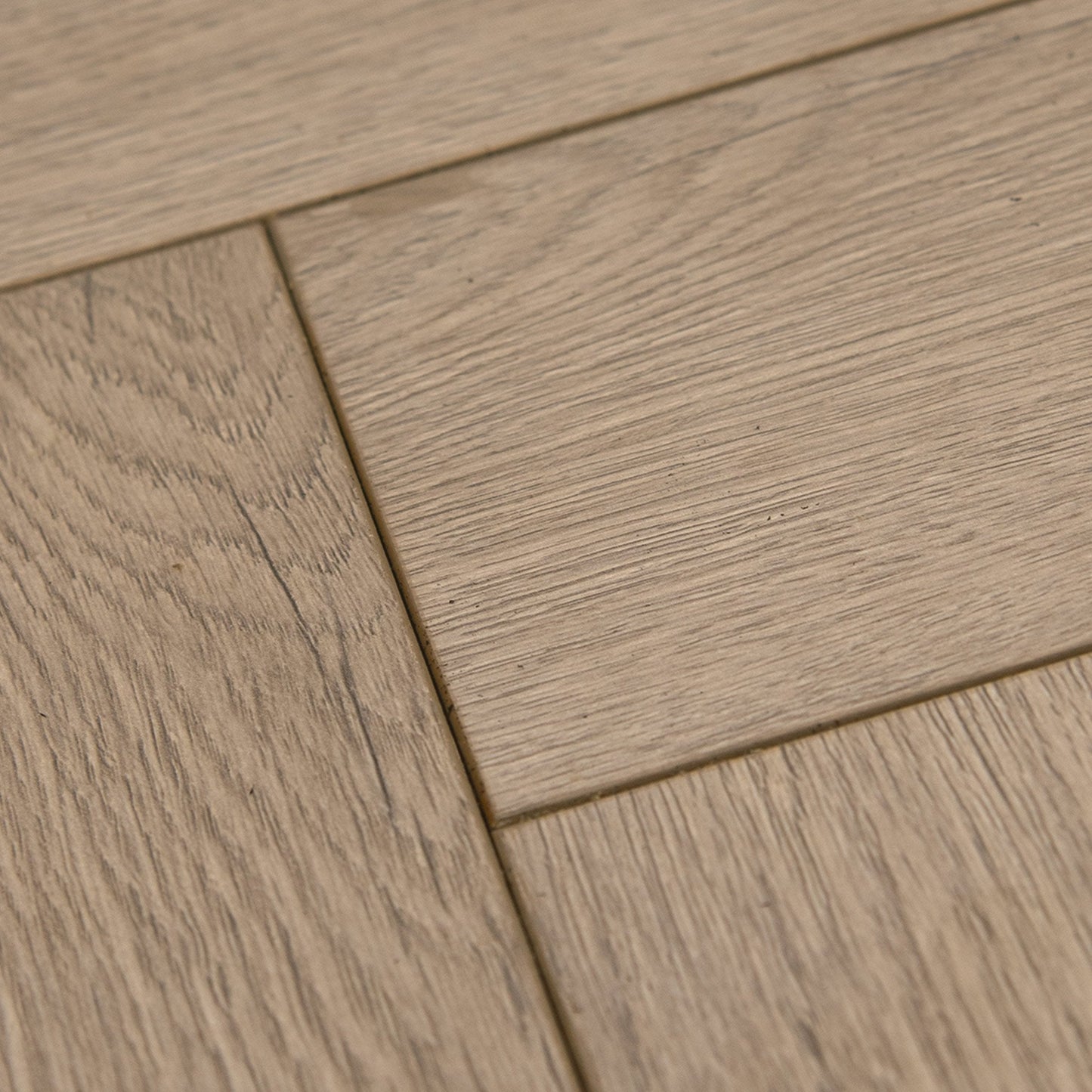 Silver Serenity Oak - Comfort Luxe 12mm Laminate Herringbone Flooring (122146)
