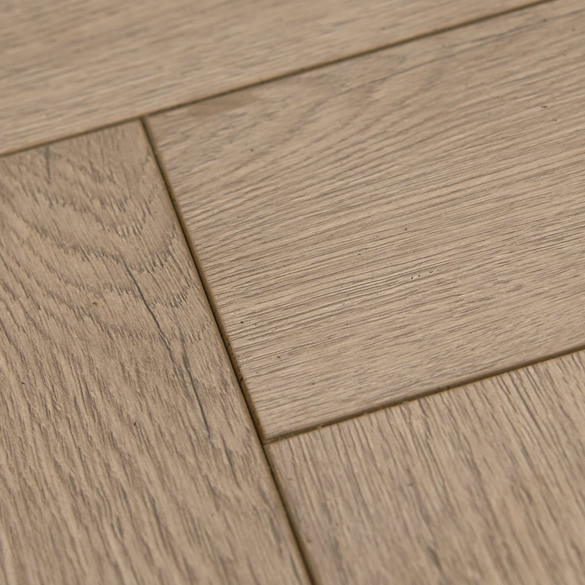 Silver Serenity Oak - Comfort Luxe 12mm Laminate Herringbone Flooring (122146)