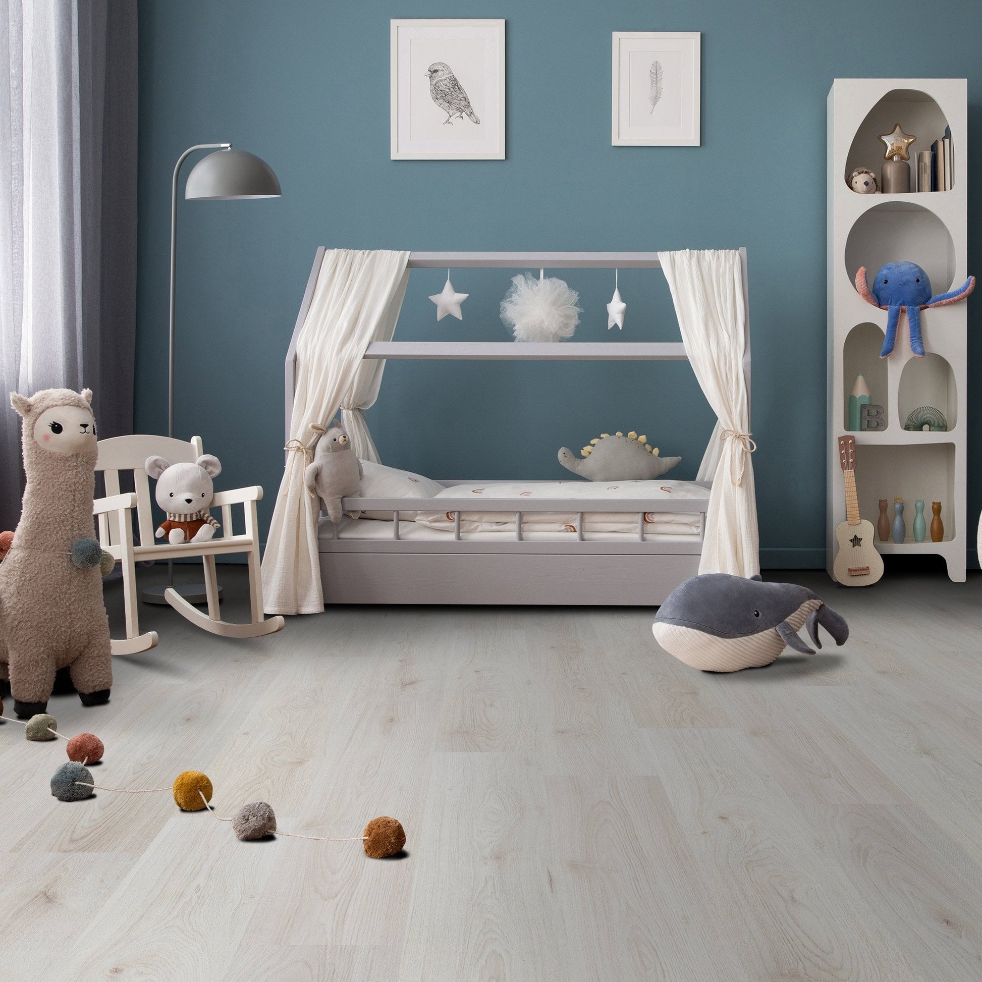 Trend Oak White - Basic 6mm Laminate Flooring (107818)