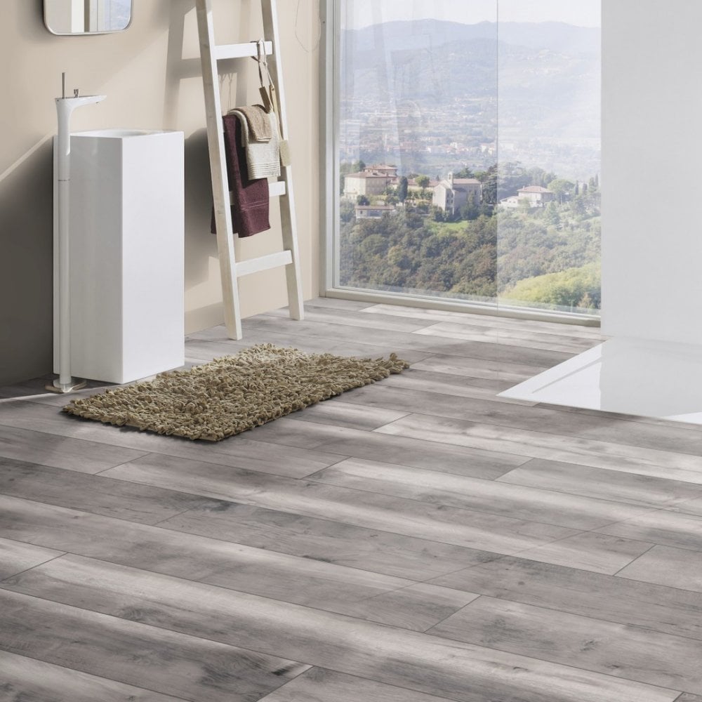 Blackwater Oak - Atlantic 10mm Handscraped Moisture Resistant Laminate Flooring (122435)