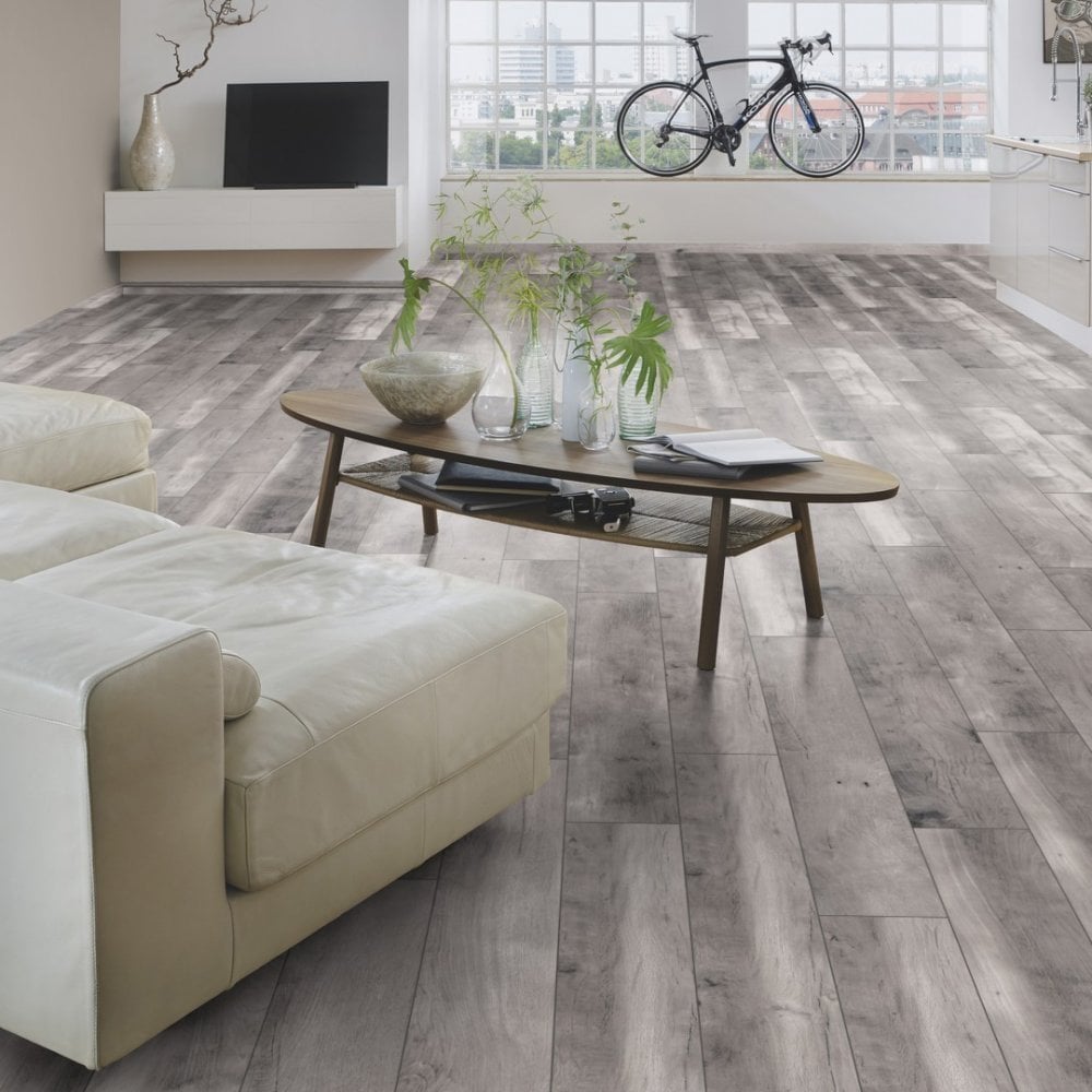 Blackwater Oak - Atlantic 10mm Handscraped Moisture Resistant Laminate Flooring (122435)