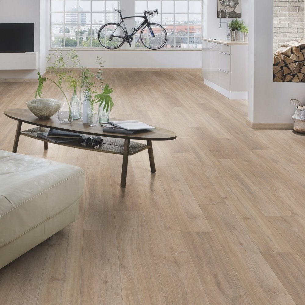 Khaki Oak - Supernatural Classic 8mm Embossed Laminate Flooring (122555)