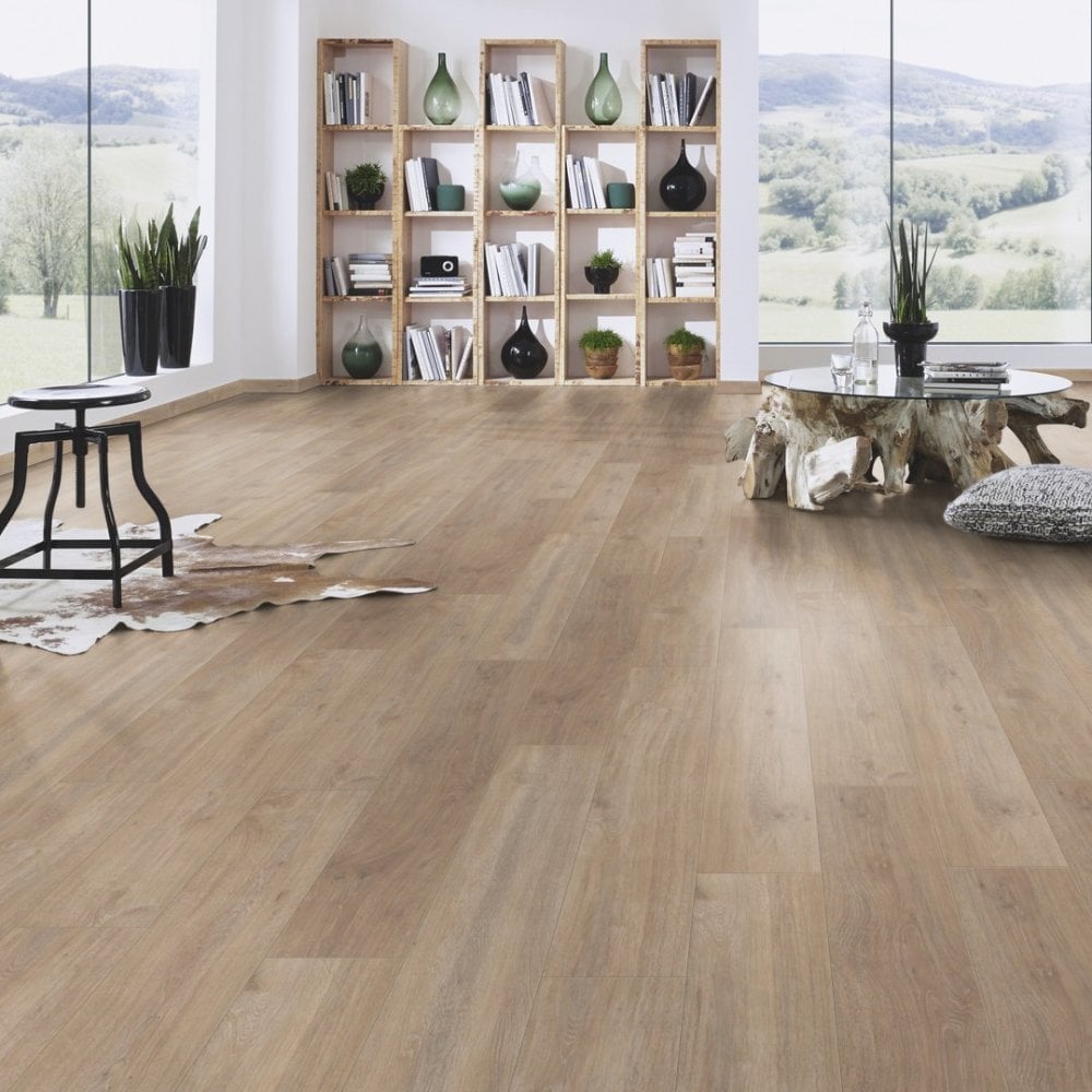 Khaki Oak - Supernatural Classic 8mm Embossed Laminate Flooring (122555)