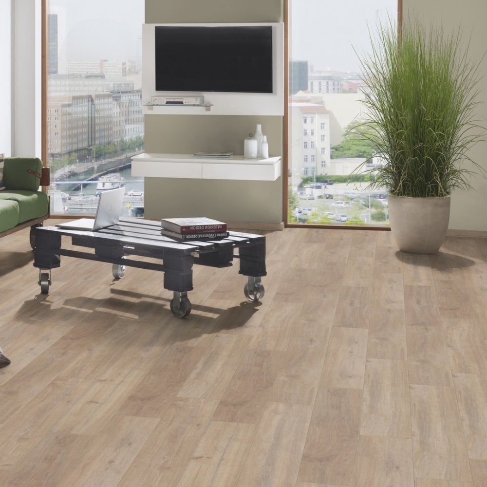 Khaki Oak - Supernatural Classic 8mm Embossed Laminate Flooring (122555)