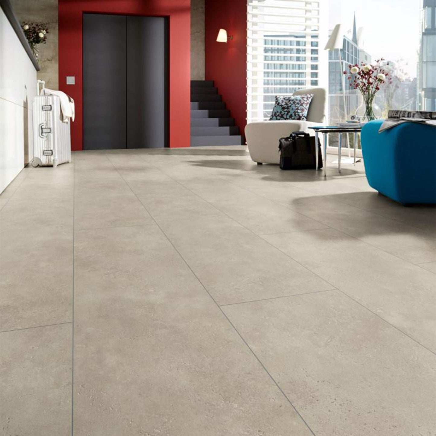 Kronotex | Loft Beige - Mega Plus 8mm Laminate Sample - D4681 (SKU-344530)