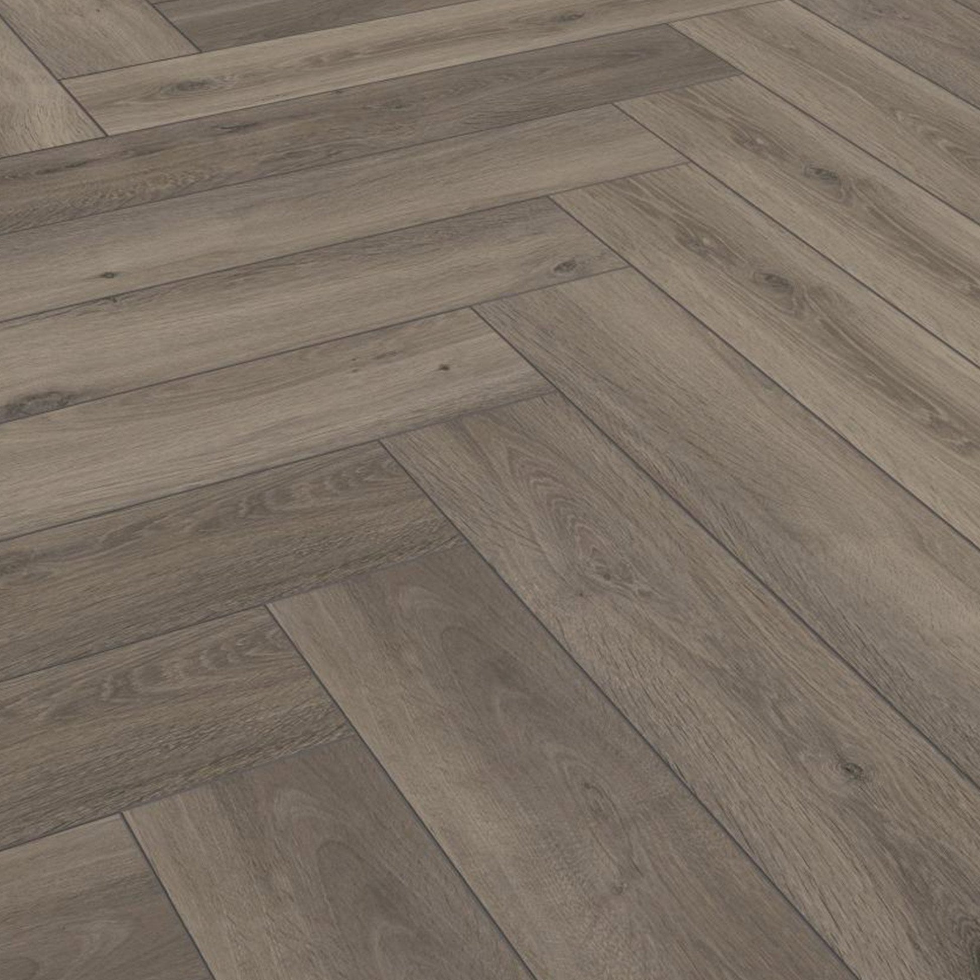 Kronotex | Ferrara Oak - Herringbone 8mm Laminate Sample - D3860 (SKU-344532)