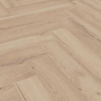 Tolouse Oak - Herringbone 8mm Laminate Flooring (122369)