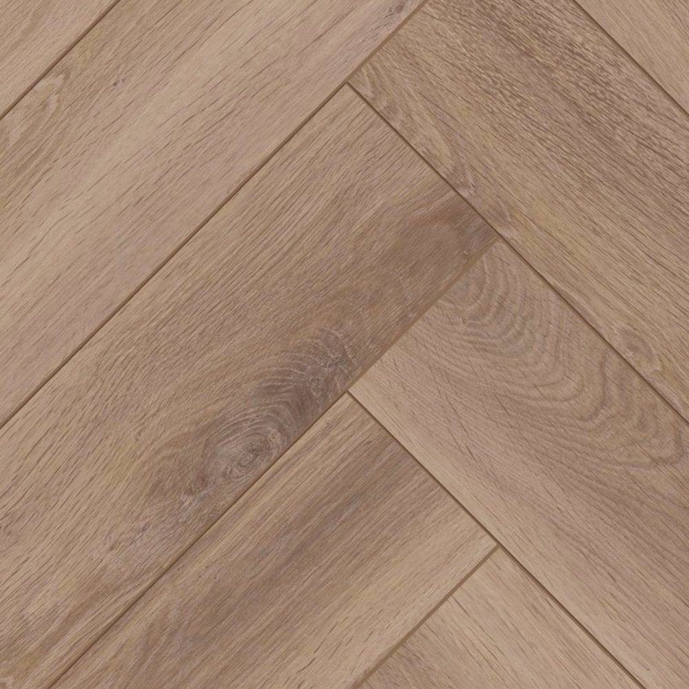 Kronotex | Metz Oak - Herringbone 8mm Laminate Sample - D3766 (SKU-344537)