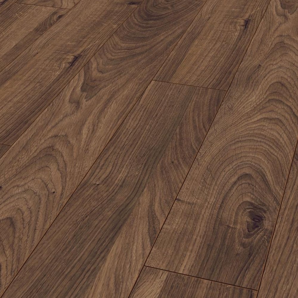 Kronotex | Everest Oak Dark - Mammut Long Plank 12mm Laminate Sample - D3076 (SKU-344546)