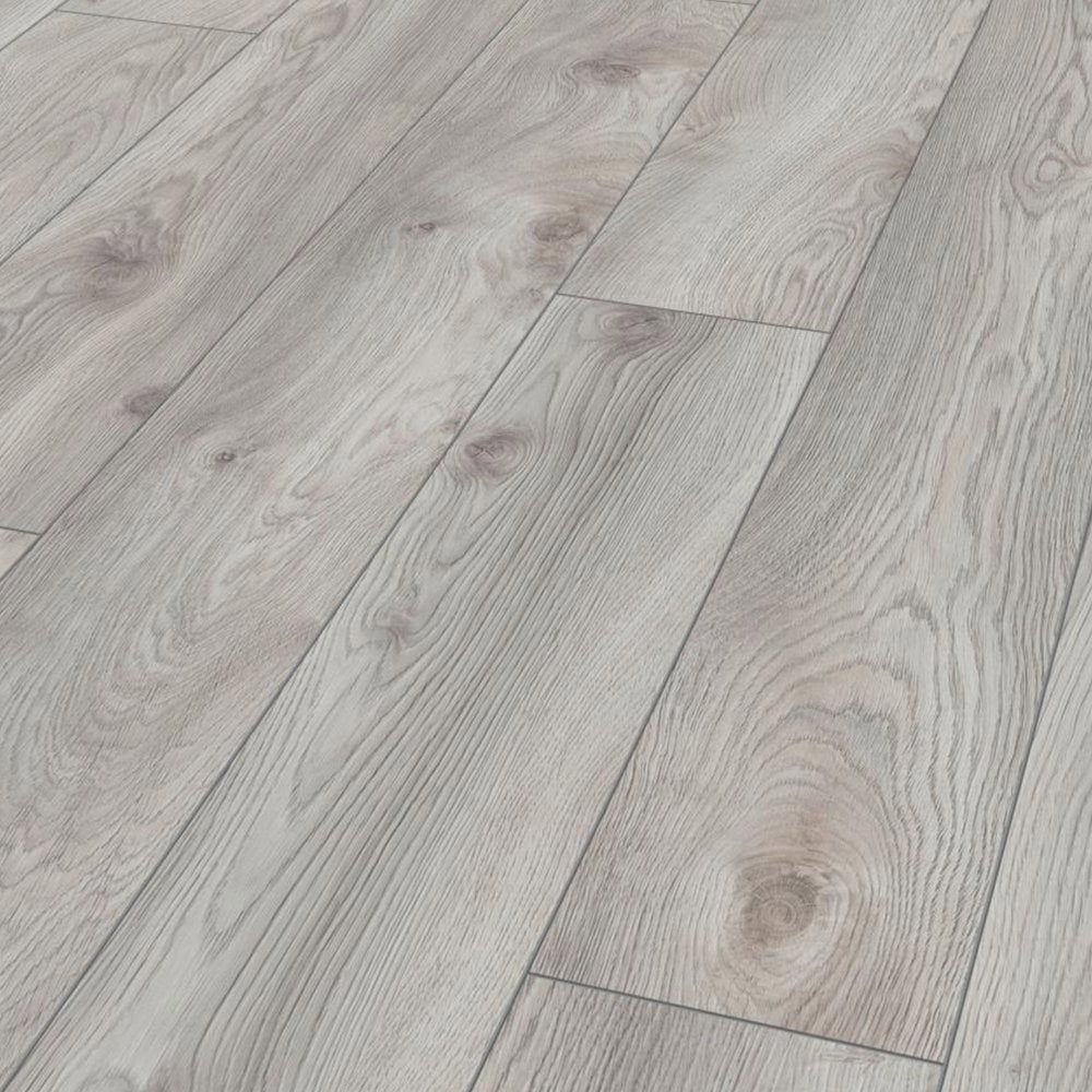 Kronotex | Macro Oak White - Mammut Plus Long Plank 10mm Laminate Sample - D4793 (SKU-344551)