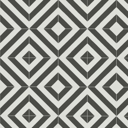 Black & White - Retro Water-resistant 8mm Laminate Flooring (122534)