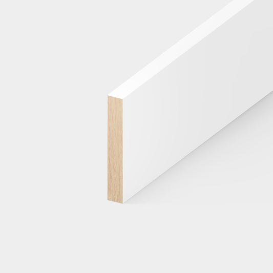 White - 2.4m Painted Base Board (122302)