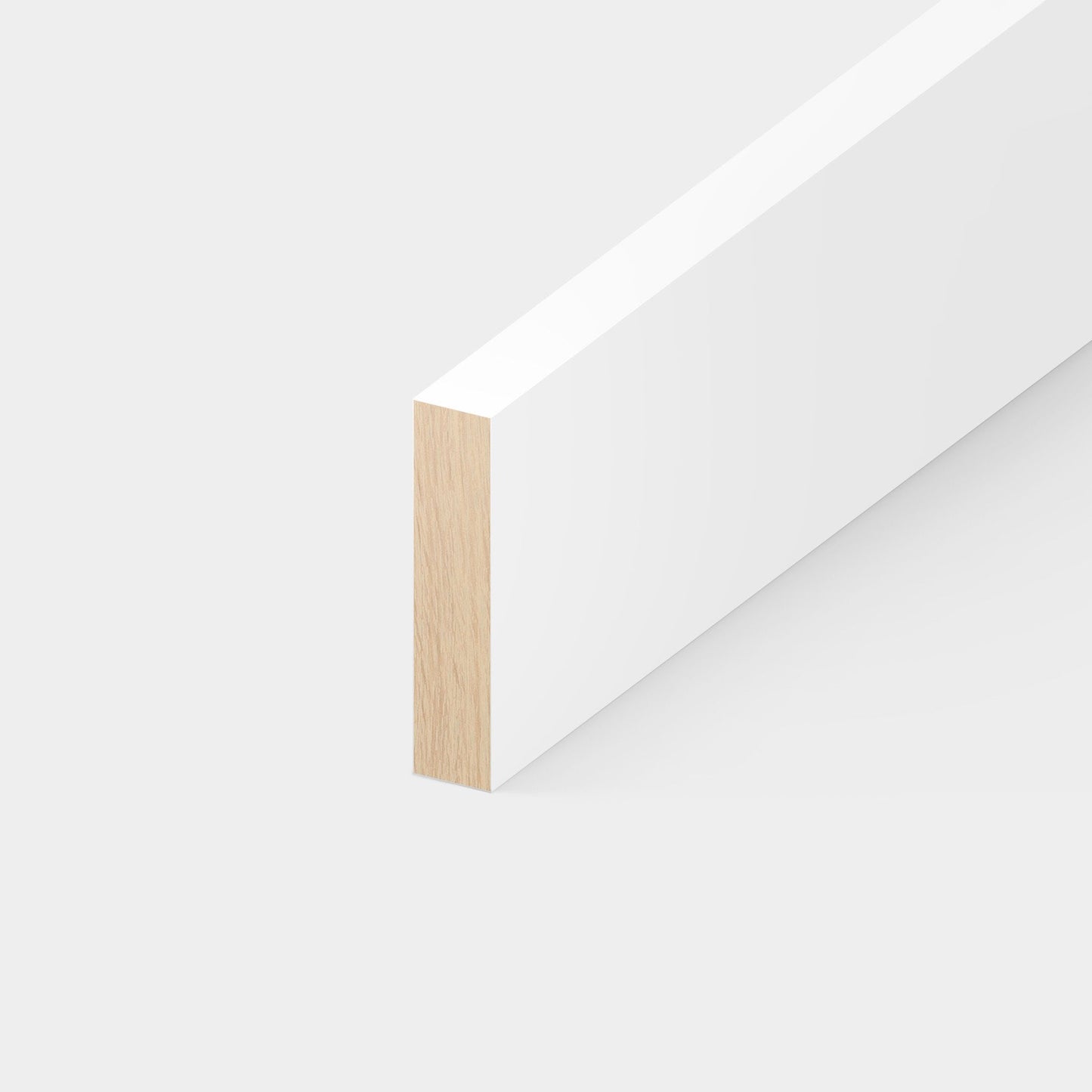 White - 2.4m Painted Base Board (122302)